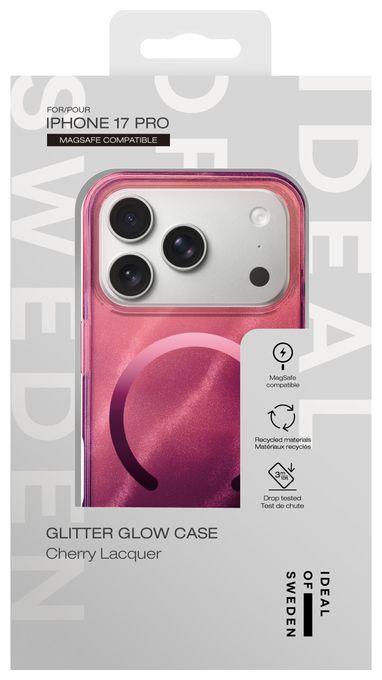 Clear Case MagSafe Cover für Apple iPhone 17 Pro (Cherry Lacquer) 