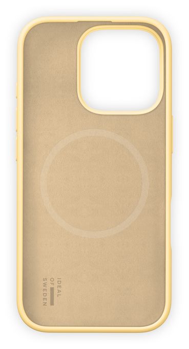Silicone Case MagSafe für Apple iPhone 16 Pro (Soft Lemon) 