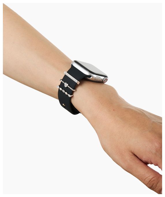 Armband 20 mm Apple Watch 38/40/41/42 (Series10) - M/L  IDSWB-3842-ML-01 (Schwarz) 