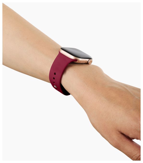 Armband 20 mm Apple Watch 38/40/41/42 (Series10) - S/M  IDSWB-3842-SM-638 (Rot) 
