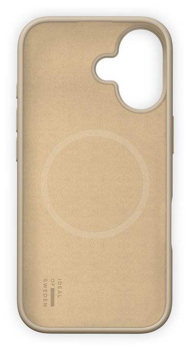 Silicone Case MagSafe Cover für Apple iPhone 16 (Perfect Beige) 