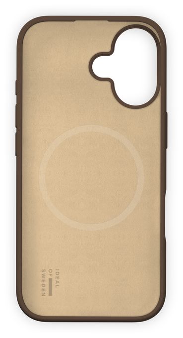 Silicone Case MagSafe Cover für Apple iPhone 16 (Mocha Mousse) 