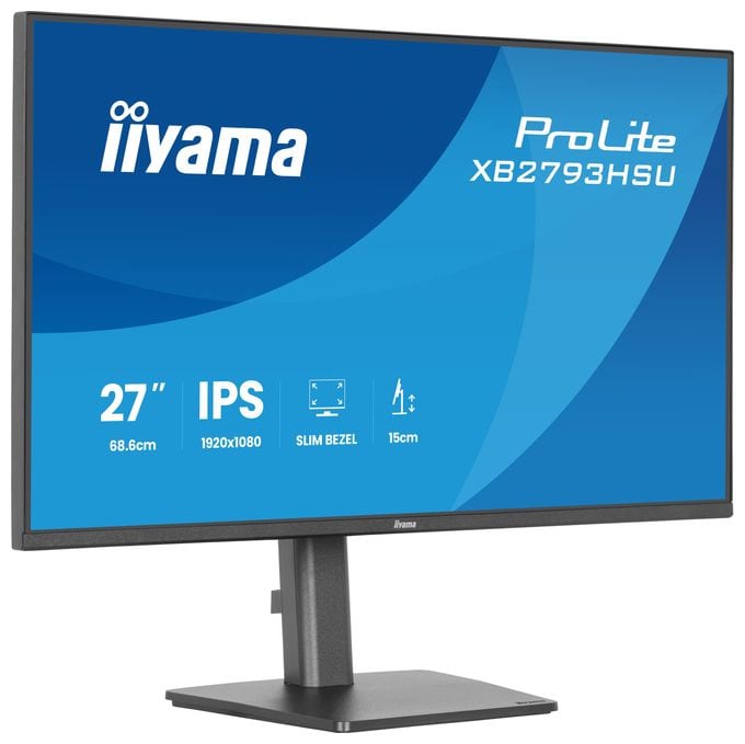 Full HD Monitor 68,6 cm (27 Zoll) 16:9 1 ms 350 cd/m²  ProLite XB2793HSU-B1 (Schwarz) 