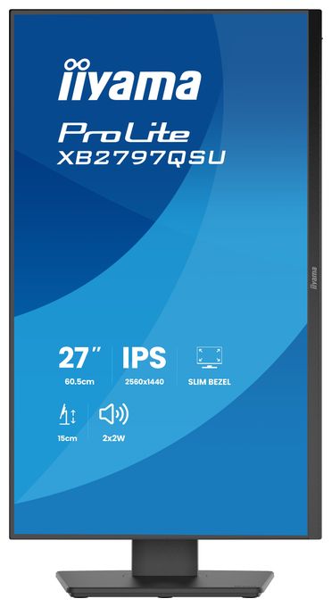 Quad HD Monitor 68,6 cm (27 Zoll) 16:9 1 ms 350 cd/m²  ProLite XB2797QSU-B1 (Schwarz) 