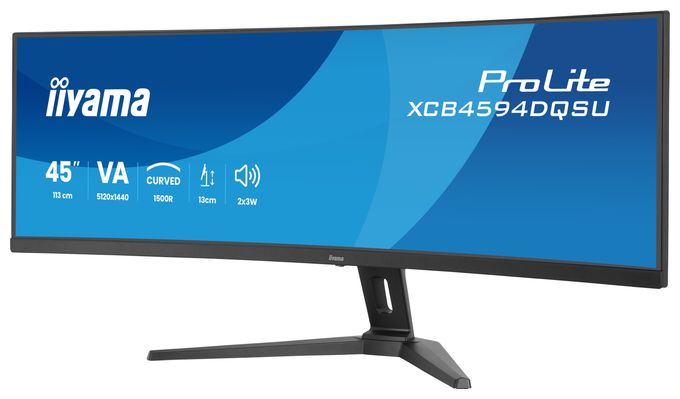 Quad HD Monitor 113 cm ( 44.5 Zoll) 32:9 2 ms 450 cd/m²  ProLite XCB4594DQSU-B1 (Schwarz) 