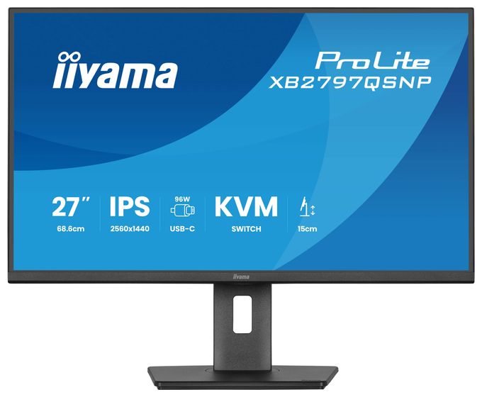 Quad HD Monitor 68,6 cm (27 Zoll) 16:9 350 cd/m²  ProLite XB2797QSNP-B1 (Schwarz) 