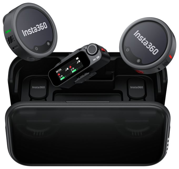  Mic Pro  (2 TX + 1 RX + Ladecase) (Schwarz) 