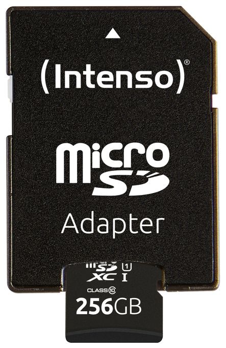 MicroSD Speicherkarte 256 GB Class 1 (U1) Klasse 10 3424492 