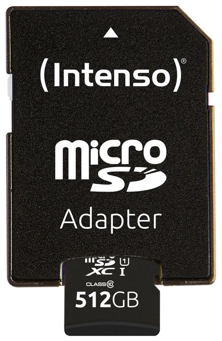 MicroSD Speicherkarte 512 GB Class 1 (U1) Klasse 10 3424493 