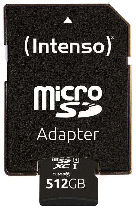 MicroSD Speicherkarte 512 GB U1 Klasse 10 3424493 Performance 
