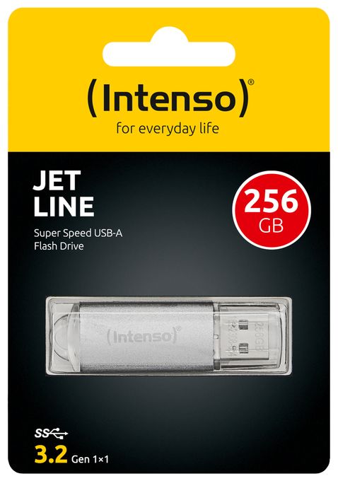 USB Typ-A Stick 256 GB  Jet Line (Silber) 