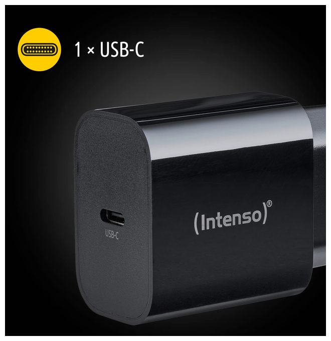Power Adapter W20C, 20W, USB-C Anschluss, schwarz 