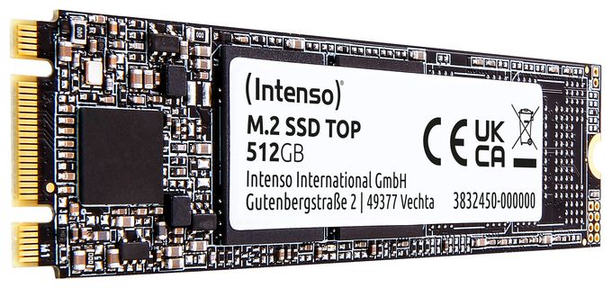 512 GB SSD Serial ATA III M.2  Top (Grün) 