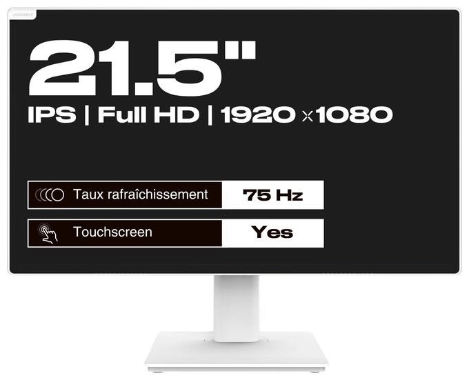 Full HD Monitor 54,6 cm (21.5 Zoll) 16:9 8 ms 250 cd/m²  JN-IPS2152FHDR-T (Weiß) 