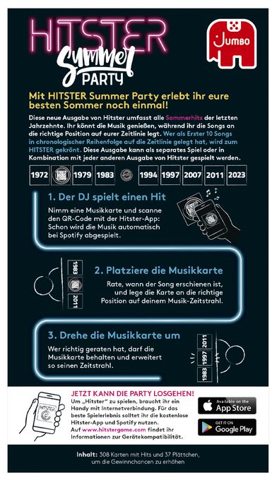 Brettspiel bis zu 10 Spielern ab 16 Jahr(e) Hitster - Summer Party 