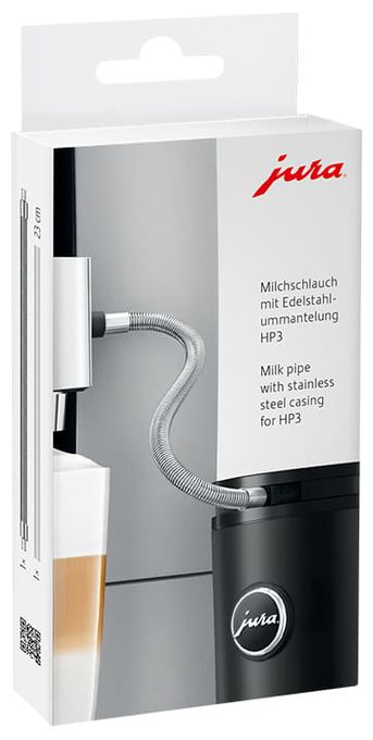 Milchschlauch  24114 Milchschlauch mit Edelstahlummantelung HP3 (Edelstahl) 