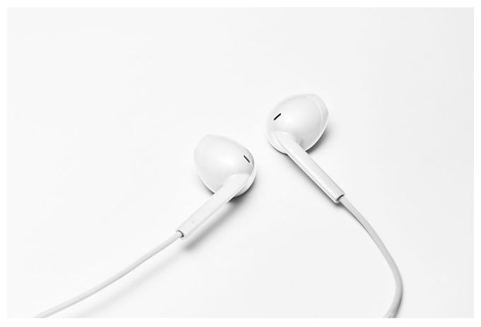 In-Ear Kopfhörer Kabelgebunden IPX2  HA-F17M (Weiß) 