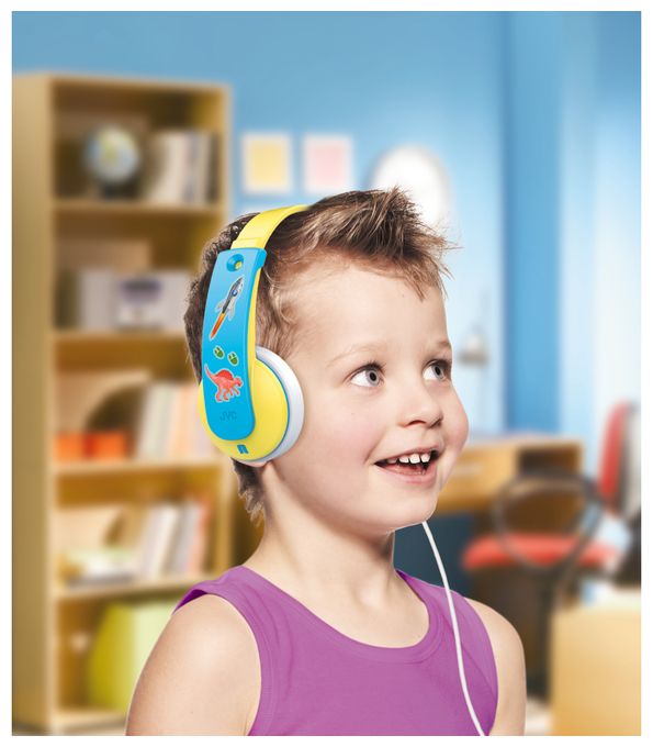 Over Ear Kopfhörer Kabelgebunden  HA-KD7-Y (Blau, Gelb) 
