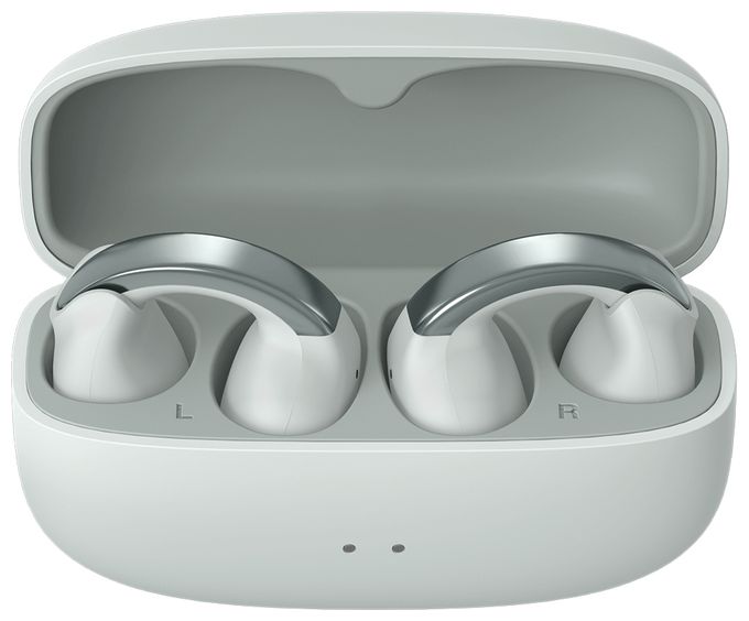 In-Ear Bluetooth Kopfhörer Kabellos TWS IPX4 USB Typ-C  HA-NP1T (Grau, Silber) 