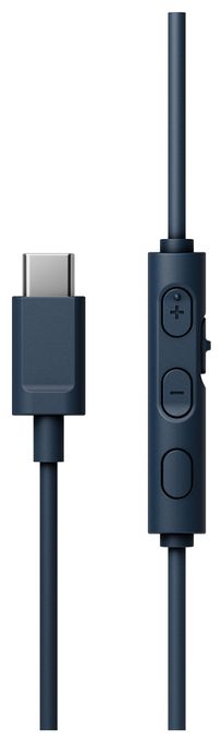 Ohraufliegender Kopfhörer Kabelgebunden USB Typ-C  HAS33UC (Schwarz, Blau) 