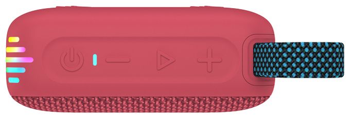 5 W Bluetooth Lautsprecher Laufzeit bis 8,5 h  AS-60BT (Rot) 