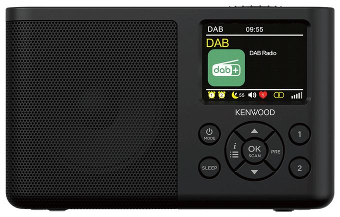 Bluetooth DAB, DAB+, FM Radio Tragbar  CR-M33DAB (Schwarz) 