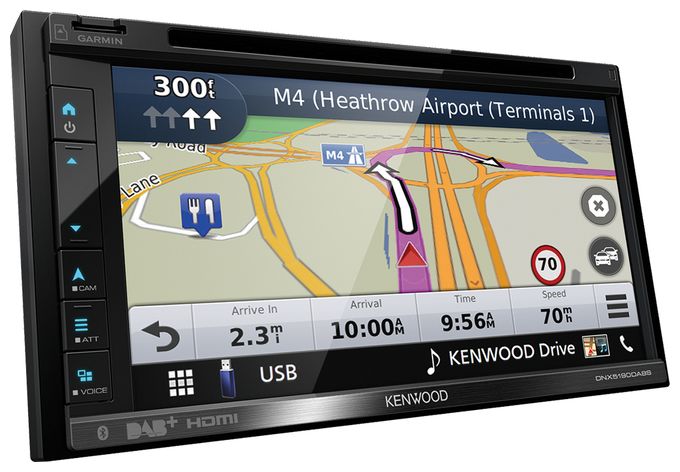 17,1 cm (6.75 Zoll) Navigationsgerät 16 GB Nordeuropa, Südeuropa DNX5190DSE3 