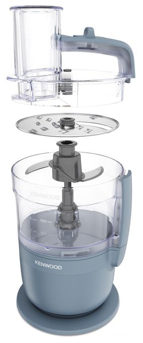 900 W Küchenmaschine 1,3 l mit Waage  FDP23 MultiPro Go Blend (Blau) 