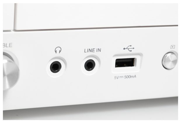 Heim-Audio-Mikrosystem DAB, DAB+, FM 50 W Bluetooth  M-820DAB (Weiß, Holz) 