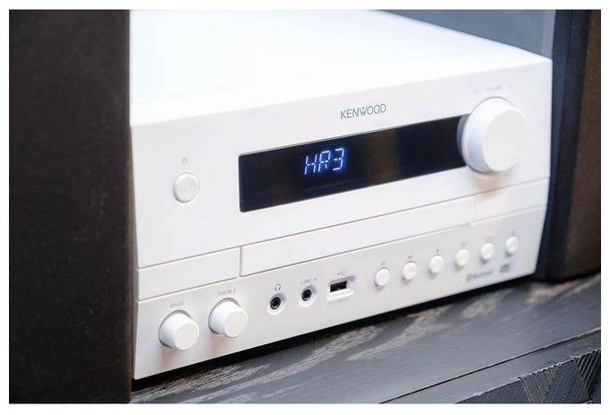 Heim-Audio-Mikrosystem DAB, DAB+, FM 50 W Bluetooth  M-822DAB (Schwarz/Weiß) 