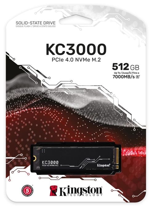 512 GB SSD PCI Express 4.0 M.2 KC3000 