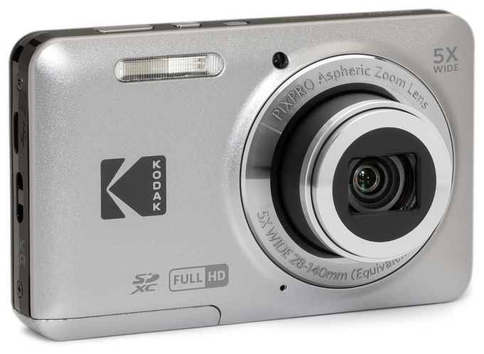 Kompaktkamera 5x Opt. Zoom  Pixpro FZ55 (Silber) 
