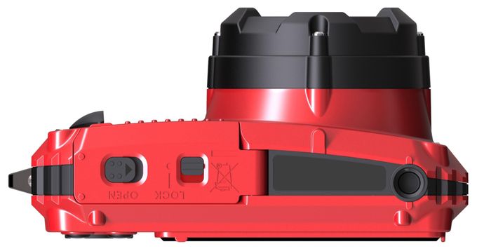Kompaktkamera 4x Opt. Zoom  Pixpro WPZ2 Set inkl. 16GB SD-Karte und Zweitakku (Rot) 