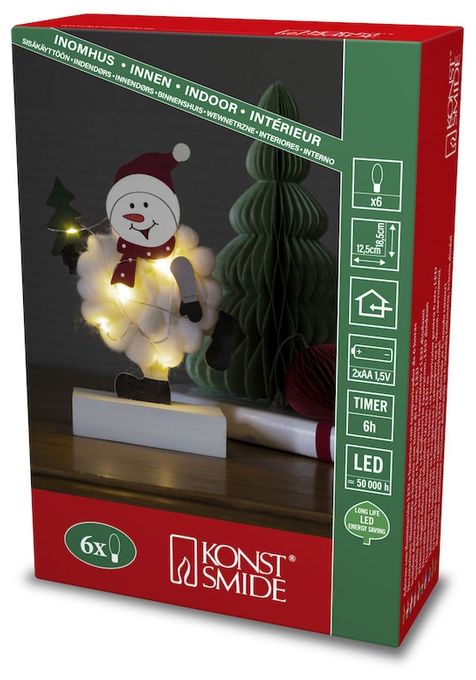 LED Warmweiß Batterie/Akku 3268-210 