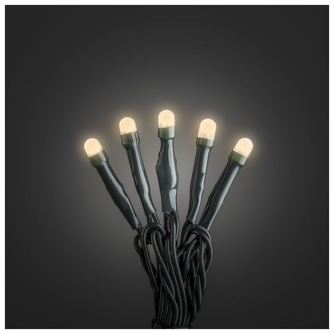 LED 3630 mm Ultra-Warmweiß(2200K) Bernstein 6343-820 Micro-Lichterkette gefrostet 50 