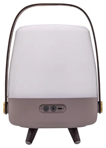 8 W Bluetooth Lautsprecher Laufzeit bis 11 h  Lite-up Play Mini (Beige, Weiß, Holz) 