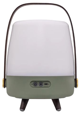 8 W Bluetooth Lautsprecher Laufzeit bis 11 h  Lite-up Play Mini (Grün, Weiß, Holz) 