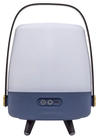 8 W Bluetooth Lautsprecher Laufzeit bis 11 h  Lite-up Play Mini (Blau, Weiß, Holz) 