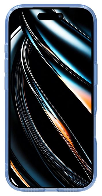 Cover für Apple iPhone 18 Pro  Crystal Fluro (Blau/Transparent) 