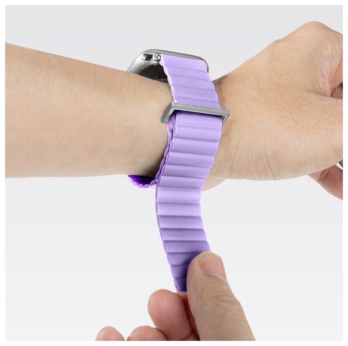 Armband Watch Series 4-10/Watch SE/Watch Ultra 40/41/42 mm  Novi Sport (Violett, Lavendel) 