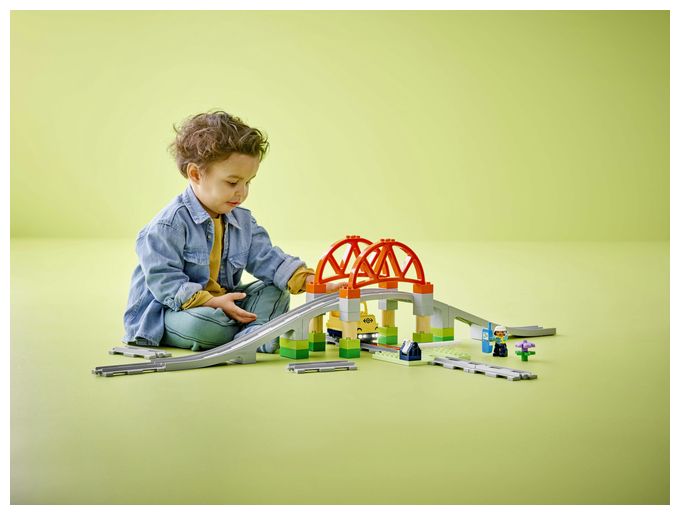 Eisenbahnbrücke und Schienen – Erweiterungsset 