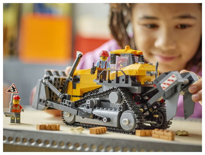 Gelber Bulldozer 