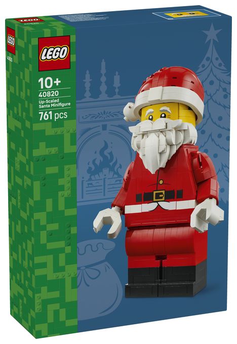 Große Weihnachtsmann-Minifigur 