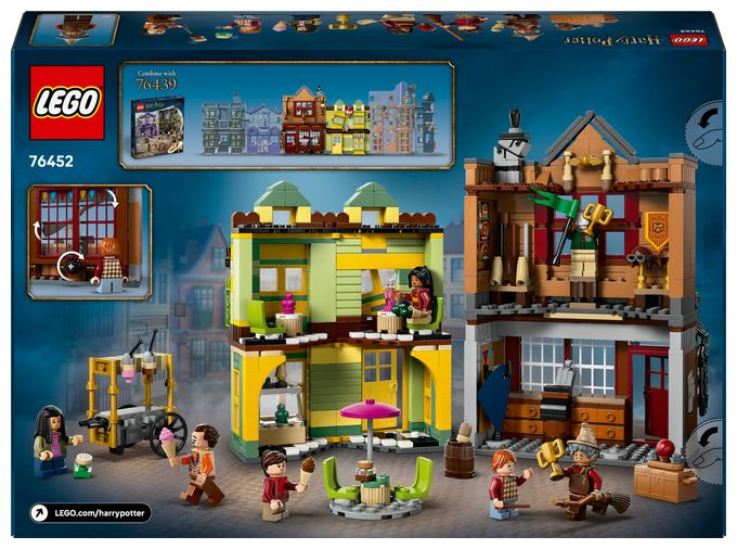 795 Teile  Harry Potter Qualität für Quidditch und Fortescues Eissalon Bauset (Mehrfarbig) 
