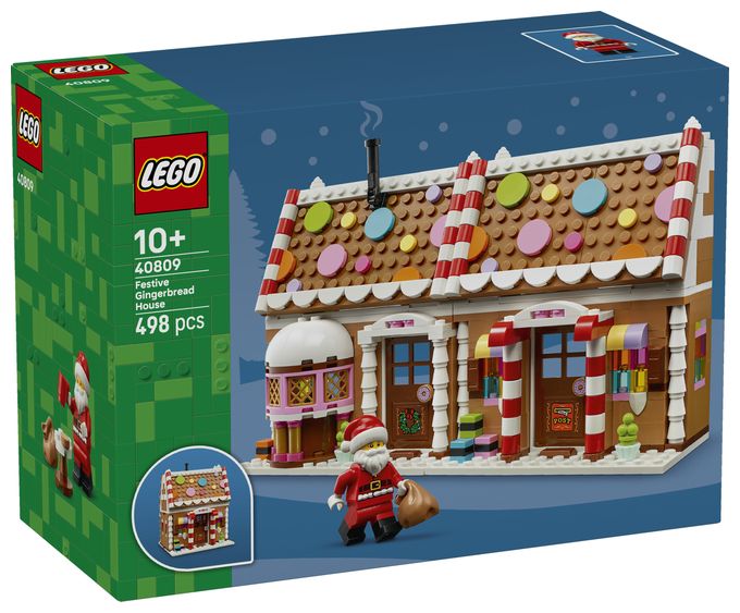 Weihnachtliches Lebkuchenhaus 