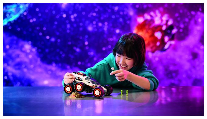 Weltraum-Rover mit Außerirdischen 