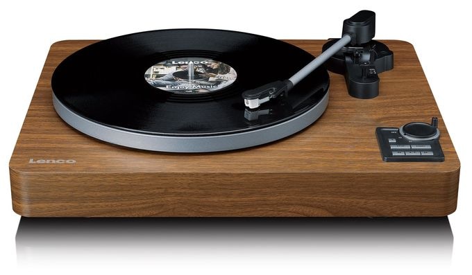 Audio-Plattenspieler mit Riemenantrieb  LBTA-165WD (Schwarz, Holz) 