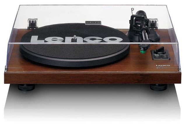 Audio-Plattenspieler mit Riemenantrieb  LS-600 (Schwarz, Holz) 