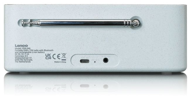 Bluetooth DAB, DAB+, FM Radio Persönlich  PDR-046 (Braun, Weiß) 