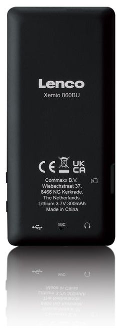 MP3 Spieler 8 GB  Xemio-860 (Schwarz, Blau) 